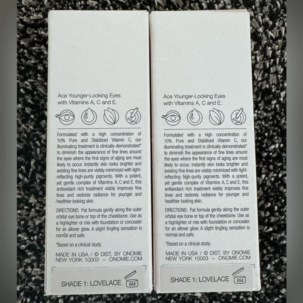 REVOLVE Onomie A.C.E Illuminating Eye Treatment **Shade 1 Lovelace** Made in USA